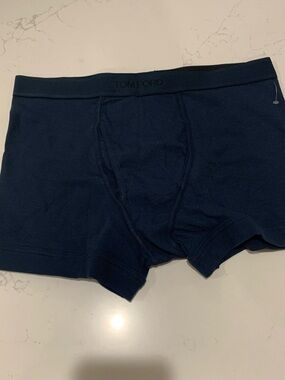 2 Set Tom Ford Navy and green Branded Stretch Boxer Briefs Size L